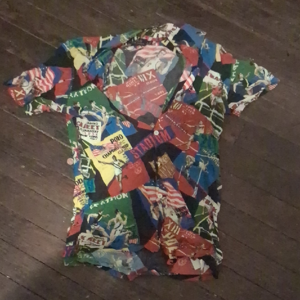 Polo Ralph Lauren Multicolor Button Down Shirt Chariot Of Fire